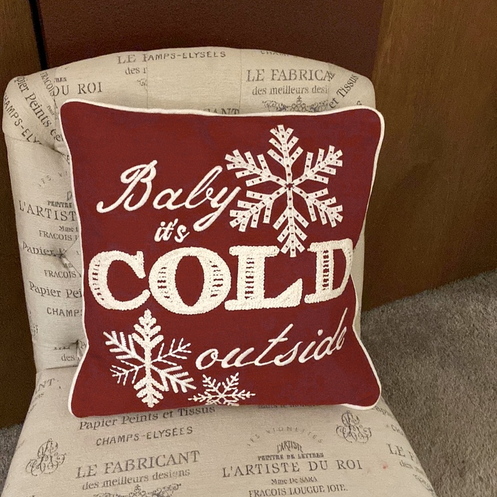 Pier 1 Christmas Pillow